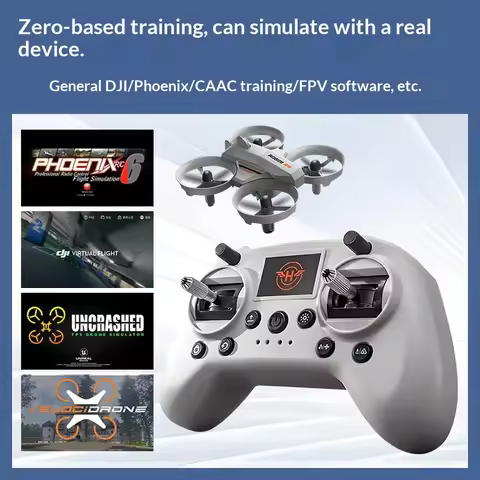 S2 UAV Flight Training Simulator Fixed Wing FPV Crossover Remote Control Handle Novice Practical Pra