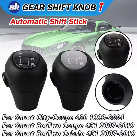 New Product 6 Speed Black Manual Gear Shift Knob For Smart City-Coupe 450 1998-2004