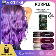 AKRYMI AUGEAS HAIR DYE SHAMPOO 500ML (PURPLE) HAIR COLORING Haircare [FDA APPROVED]