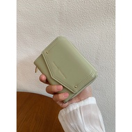 bag duit wanita dompet perempuan Dompet kecil gaya flip wanita gaya sederhana