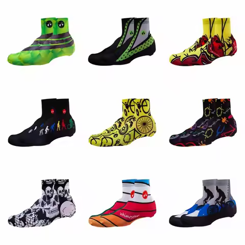 Outdoor Sports Dustproof Cycling Overshoes Pro Team Bike Shoe Cover Racing Riding MTB Bicycle Boot C