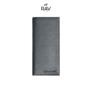 RAV DESIGN Men's RFID Long Wallet / Genuine Leather / Black / RVW826G3