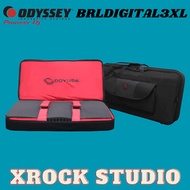 Odyssey BRLDIGITAL3XL Red Series Digital 3XL DJ Bag For Pioneer DJ DDJ-SZ, DDJ-1000/1000SRT ( DDJ SZ