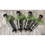 4X 1001-87096 flow matched Green 800cc sard fuel injector for NISSAN Skyline GT-R 200SX MITSUBISHI L