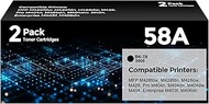 58A CF258A Toner Cartridge 2Pack Compatible with HP 58A 58X CF258A Toner Cartridge Black with Pro MF