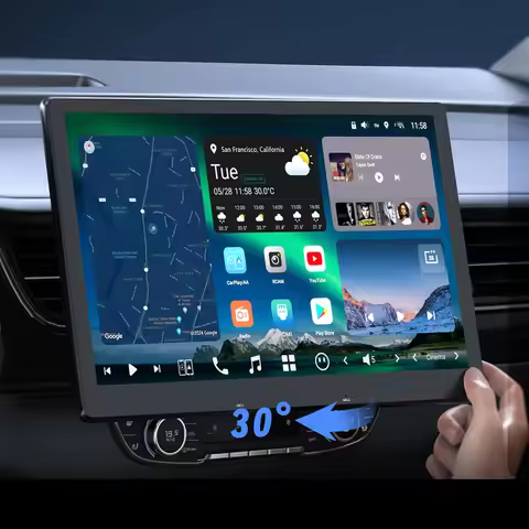 12.95 inch 1Din Big Screen Android 13 Car Radio 8G+128G WIFI Bluetooth 4G LTE CarPlay Android Auto S