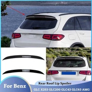 Roof Rear Lip Fin For Mercedes GLC X253 Glc200 Glc43 Glc63 AMG Tail Wings Fixed Wind Spoiler Car
