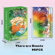 50-55pcs Manga Manhwa Yoshou Yan Holographic Lomo Cards Pixiu Tianlu Bixie Comics Taming the tiger L