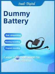 DR-E18 Canon DC Couplerแบตเตอรี่ดัมมี่ LP-E17สายไฟสปริงสำหรับ Canon 750D 760D 9000D T6i R10 77D 250D