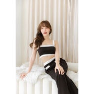 Basicnotbasics - Valen Top Pant  Short  Skirt เสื้อครอป กางเกงขายาว กางเกงขายาว กระโปรง