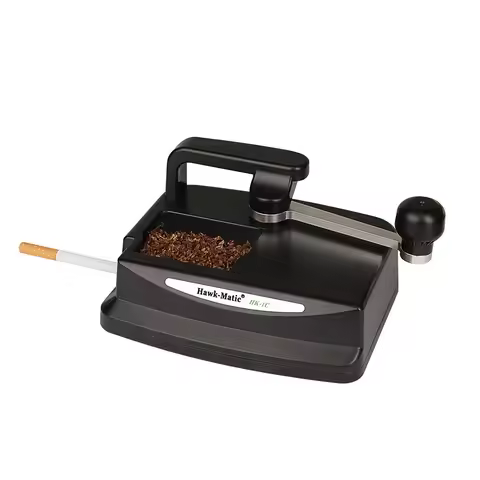 HK-1C Cigarettes Rolling Machine Internal Turbine Drive Design 5.5/6.5/8mm Tube Tobacco Evenly Filli