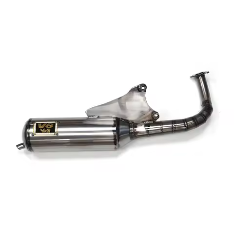 V8 Motorcycle Modified Racing Full Exhaust System For Yamaha BWS 100 4vp Exhaust 100-125cc 4vp Scoot