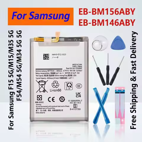 EB-BM146ABY EB-BM156ABY Mobile Phone Battery For Samsung Galaxy F15 M15 M35 F54 M54 M34 5G Series Wi