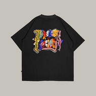 Oversized T-shirt Black Street Society Cotton 24s Free Sticker Nameless Society