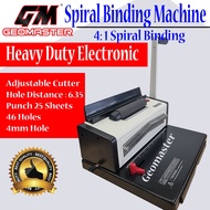 Spiral Binding Heavy Duty Electronic  4:1 Spiral Binding , Coil Binding Machine - Electric Spiral Co