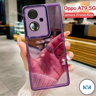 KK Oppo A79 5G 2023  Square Plated Soft Clear Casing For Oppo A79 5G OppoA79 A 79 79A 5G 2023 Camera