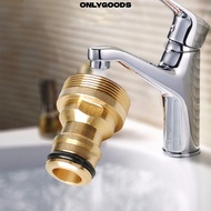 ONLYGOODS Tap Adapters, Brass Universal Brass Faucet, Brass Quick Connector Faucet Tap Connector Kit