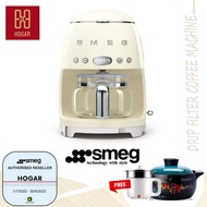 Smeg Drip Filter Coffee Machine DCF02 | Cream | Filter Coffee | Dripper Coffee Maker | Portable Coff