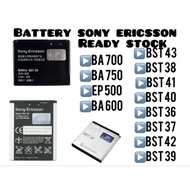BATERI SONY ERICSSON BST43/BST38/BST41/BST40/BST36/BST37/BST42/BST39/BA700/BA750/EP500/BA600
