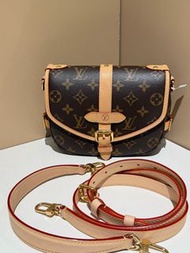 LV Saumur 雙子星 小號單肩斜孭袋 棕色