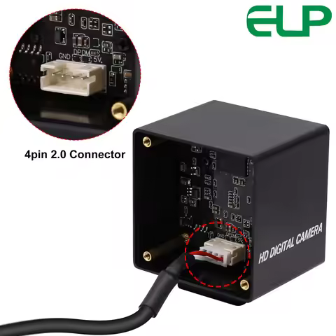 ELP 48MP USB Webcam 8000x6000 IMX586 No Distortion UVC Mini USB Camera with Metal Case For PC Comput