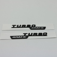 Mercedes AMG Turbo 4Matic Biturbo 4matic+ Leaf Side Sticker Car Logo Decal Suitable for Mercedes Ben