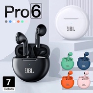 JBL Pro 6 TWS Bluetooth Earbuds Wireless Earphone with Touch Control 9d Stereo Headset Build-in Micphone