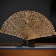 Zhou Sandalwood Fan Chinese Cultural Creative Fan Gift Sandalwood Folding Fan Chinese Style New Chin