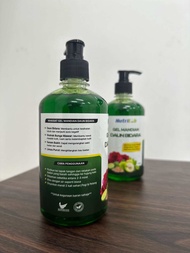 Gel Mandian Bidara 500ml diperkaya dengan garam bukit limau purut mawar