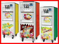 [廠商直銷]冰之樂BQL-850款50L/H 立式三色霜淇淋機 霜淇淋製造機 冰淇淋機