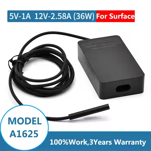 36W 12V 2.58A Power Adapter Charger Compatible with Surface Pro 3 Pro 4 (Intel Core i5 i7) Pro 5-201