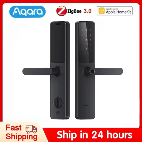 Aqara Smart Door Lock A100 Pro Zigbee Bluetooth 5.0 Fingerprint Unlock A100 Pro Door Lock Work with 