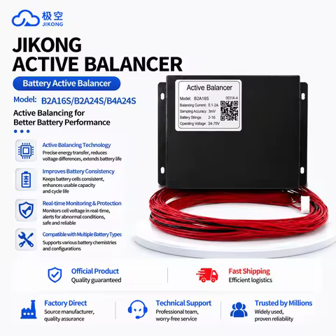 Jkbms Balancer B2A16S 2a JK 2s 16S 24s 4a Active Smart B4A24S DZ08 11 Bt for LI ION Lto Lfp Bms 8s 1
