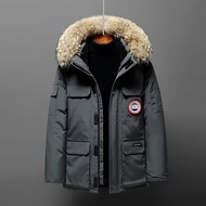 Canada Goose Off-Season 2021เสื้อขนเป็ดผู้ชายใหม่แจ็คเก็ตหนาของผู้ชายแจ็คเก็ตคู่ของฤดูหนาวขนาดใหญ่2023นำเข้าต้นฉบับ