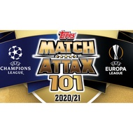[101 Countdown Cards 001 - 020] 2020/21 Match Attax 101 Football Cards