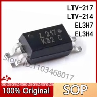 5pcs LTV217 LTV-214 EL3H7 EL3H4 SOP-4 patch LTV - 217 - TP1 - G L217 Optocoupler chip ic