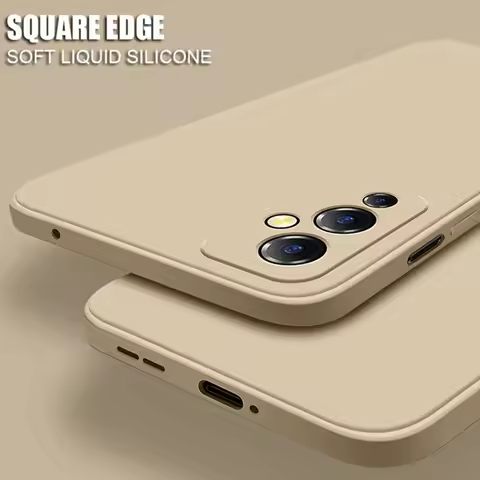 Original Square Liquid Silicone Case For Oneplus 9 8 7T 7 Pro Luxury Bumper For Oneplus 9 Pro 6 6T 8