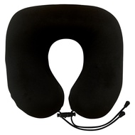 買一送一【DQ&amp;CO】車內用旅行用抗菌護頸記憶枕(黑) 車用頸枕 座椅頭靠 旅行頸枕  旅用品