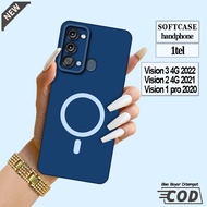 CASE HP Itel vision 1 Pro Itel vision 2 Itel vision 3 Itel vision 3 Plus -silikon hitam Lentur