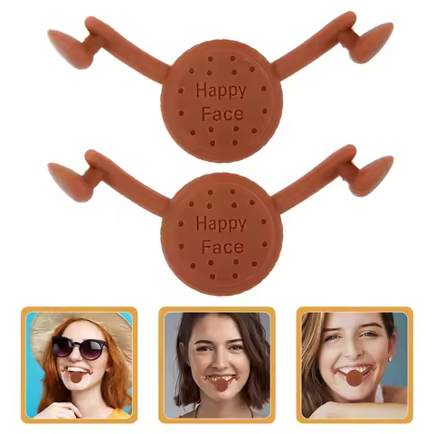 2Pcs Smile Corrector Face Muscle Trainer Tool Facial Expression Trainer Facial Symmetry Enhancer Dim