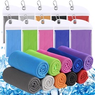 Cooling Towels for Neck and Face 10 Pack, 40x12’’ Soft Breathable Sweat Towels, Microfiber Sport Tow