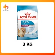 Royal Canin mini indoor puppy โรยัล คานิน อาหารสุนัข อาหารลูกหมา อาหารเม็ดสุนัข อาหารลูกสุนัข ขนาด