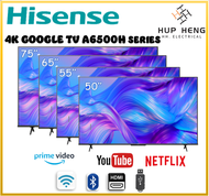 Hisense 50"/55"/65"/75" Inch 50A6500H /55A6500H / 65A6500H / 75A6500H 4K UHD Google TV Television 电视