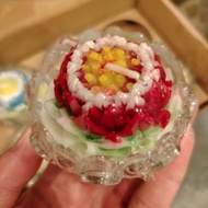 Flower cup scented wax candle, mouth diameter 8cm, scented wax candle, room aromatherapy, air disinf