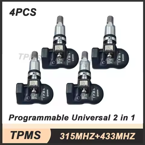 1/4PCS 315MHz+433MHZ Universal 2 in 1 TPMS Programmable Sensor Programing with TS501 TS508 TS601 TS6