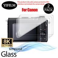 2Pcs For Canon Screen Protector Tempered Glass M3 M10 M5 M6 M50 M100 G7X II G5X G9X SX740 SX730 SX72