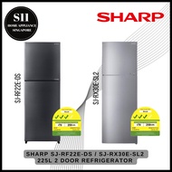 SHARP SJ-RX30E-SL2  / SJ-RF22E-DS J-TECH INVERTER 2 DOOR REFRIGERATOR 225L * READY STOCKS * FAST DEL
