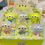 [OMG] cinnamoroll blind box blind box doll disney 100 Authentic MINISO Disney Pixar Three-Eyed Alien Series Changeable Trendy Cool Hand-Made Blind Box Ornaments
