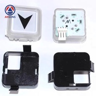 FZ BS34C XIZI OTIS Elevator Button Square Push Buttons 34mm For HBP11