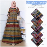 RAINBOW JUMBO DRESS DENIM DIANA / GAMIS JUMBO DIANA DENIM